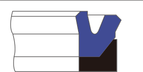 D-8 Profile Cross-Section Diagram with PA Ring