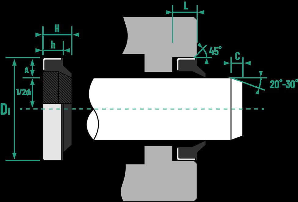 Wiper Seal Model GA
