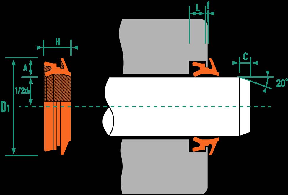 Wiper Seal Model H844
